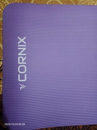 Коврик спортивный Cornix NBR 183 x 61 x 1 cм для йоги и фитнеса XR-0013 Black фото от покупателей 3
