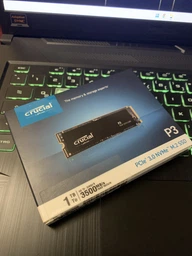 Твердотільний диск M.2 500GB Crucial P3 (tray, PCI-Express 3.0x4, Up to 3500/1900 MB/s, 3D-NAND QLC) (CT500P3SSD8T)
