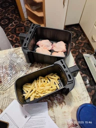 Мультипечь Xiaomi Dual Zone Air Fryer 10L EU (1160125) фото от покупателей 13