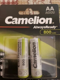 Аккумулятор Camelion Always Ready HR6 AA 800 мАч Ni-MH BP2 (NH-АA800АRBP2) фото от покупателей 1