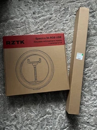 Світлодіодна лампа RZTK кільцева Spectra 36 RGB USB + штатив 2.1 м фото від покупців 4