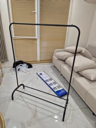 Вешалка-стойка для одежды Double Pole 110 х 40 х 150 см (R88771) Черный