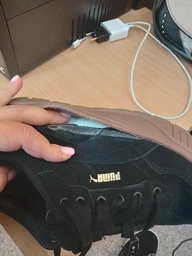 Женские кеды кожаные низкие Puma Karmen II Idol SD 39746205 40.5 (7UK) 26 см Puma Black-Puma Black-Puma Gold (4067979638289) фото от покупателей 1