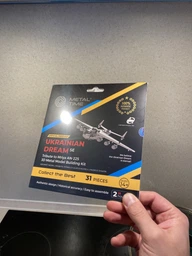 Колекційна модель-конструктор Metal Time Ukrainian Dream Official SE Літак Мрія АН-225 (MT001SE) фото від покупців 2