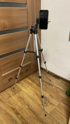 Універсальний штатив для телефону з Bluetooth пультом управління камерою TRIPOD 3110 102см металевий