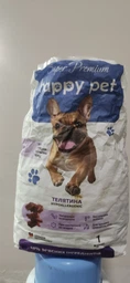 Гипоаллергенный сухой корм для собак средних и малых пород Happy Pet с телятиной 5 кг фото от покупателей 2