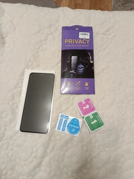 Защитное стекло Privacy Full Screen для Xiaomi Redmi Note 14 4G / 5G, Black