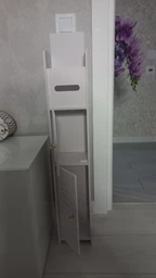 Вузький шафа для ванної кімнати і туалету Dometic PK-01 підлоговий 80см*15см*15см легкий вологостійкий фото від покупців 2