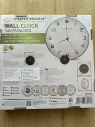 Настенные часы Esperanza Wall Clock San Francisko EHC018F фото от покупателей 7