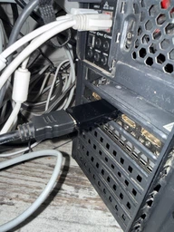 Перехідник - конвертер DisplayPort to HDMI 4K 1080P адаптер для передачі відеосигналу на ПК / ноутбук / проектор HDTV, 7х2.3х1.9 см, чорний (102435761)