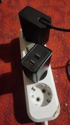 Зарядний пристрій RZTK GaN2 65W 2 USB-C (PD3.0) + кабель USB-C 100W Black фото від покупців 11