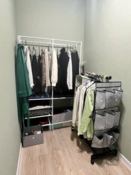 Вешалка стойка для одежды 160x112x46см Simple Coat Rack Double Row (71901SH734) фото от покупателей 5