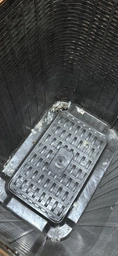 Корзина для білизни 0726 Роттанг METAL 55 л