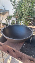 Казан чугунный Maysternya узбекский WOK 12 л 40 см 7.15 кг (V12Wok)