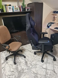 Геймерське ігрове крісло GamePro GC900DB Size XL Fabric Dark Blue фото від покупців 12