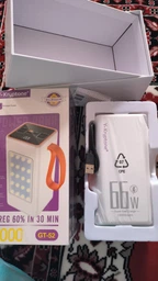 УМБ Y-Kryptone GT-52 LED Light 50000 mAh QC3.0 22.5W 66W Super Fast Charge Black фото від покупців 2