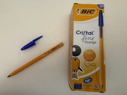 Набор шариковых ручек 20 шт BIC Orange Синий, пишущий узел 0,8мм, толщина линии письма 0.36 мм, Оранжевый корпус  (3086121101113) фото от покупателей 1