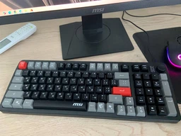 Клавіатура дротова MSI Forge GK110 USB Black фото від покупців 8