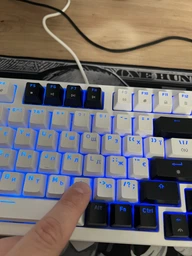 Клавиатура механическая проводная GamePro MK170B Hot-Swap Red Swich 95% RGB Black фото от покупателей 3
