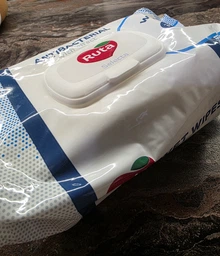 Влажные салфетки Ruta Selecta Antibacterial с клапаном 3 пачки по 120 шт (4820202893127)