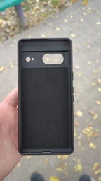 Чохол з лого "Google" з мікрофіброю Google Pixel 7 Сірий фото від покупців 1
