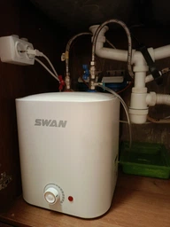 Бойлер Swan SSB-06w1 прямоугольный 6л с сухим ТЭНом 2кВт фото от покупателей 8