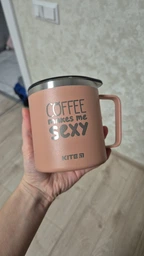 Термокухоль Kite Coffee Make Me Sexy 400 мл Рожевий (K22-379-03-2)