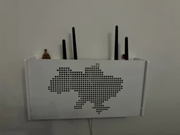Настенная коробка для роутера Wi-Fi Полка 40*20,5*10 см Белая Украина