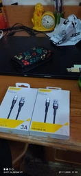 Кабель Essager Colorful LED USB-A x USB Type C 3 A 1 м Чорний (EXCT-XCD01) фото від покупців 2