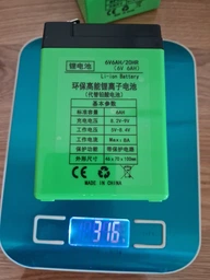 Аккумуляторная батарея QiSuo литиевая 6V 6A с элементами Li-ion 18650 + зарядное устройство 8.4V 1A + крокодилы (QS-606CH) фото от покупателей 2