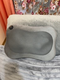 Массажер-подушка Naipo Plush MGP-129M с подогревом для спины и шеи фото от покупателей 2
