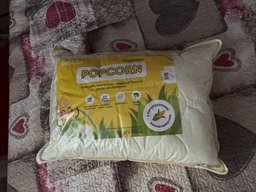 Подушка для сна IDEIA Popcorn 50x70 см Антиаллергенное кукурузное волокно с молнией (4820182650406) фото от покупателей 1
