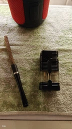 Потрійна турбо-запальничка з можливістю заправки бутаном Triple Torch Lighter (чорна)