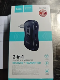 Bluetooth аудіо ресивер HOCO E73 Pro Journey AUX BT audio receiver/transmiter, Black Star