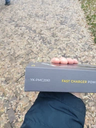 Повербанк 10000 mAh 22.5W powerbank Yoki MaxCap с LED-дисплеем и быстрой зарядкой PD/QC с кабелем Type-C портативная батарея павербанк для телефона apple айфона iphone самсунг samsung роутера планшета универсальный портативный пауэрбанк фото от покупателей 18