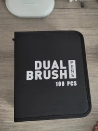 Набір акварельних маркерів двосторонні, 100 шт Brush Pens фломастери на водній основі в кейсі фото від покупців 2