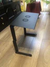 Столик для ноутбука с охлаждением Laptop Table T8 черный фото от покупателей 6
