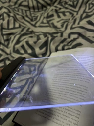 Световая панель для чтения книг. Книжная светодиодная лампа плоская фото от покупателей 3