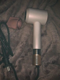 Фен для волосся Leafless Hair Dryer професійний потужний фен 1 насадка 1600 Вт Macarun фото от покупателей 1