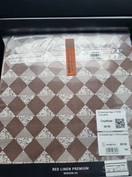 Комплект постільної білизни MirSon Полуторний 143х210 см 17-0759 Cocoa Bliss Бязь (2200010935783)
