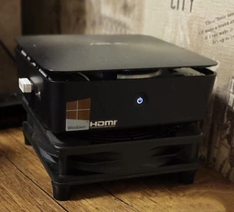 USB Вентилятор 5V на резиновых ножках с защитой 12 см бесшумная версия с одним вентилятором USB-интерфейс (длина кабеля 80 см) с противоскользящей накладкой (Black) для Android TV BOX X96, H96, Tanix, X98, T95, приставок, роутеров