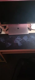 Коврик для мыши большой Black map / Карта мира mousepad 300/800/3mm Геймерский коврик для мыши фото от покупателей 1