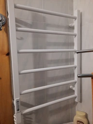 Полотенцесушитель электрический Laris Зебра Альфа ЧК6 400 х 600 Э (подкл. справа) R3