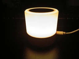 Ночник на аккумуляторе настольный детский светодиодный ночная led лампа в спальню с подсветкой с пультом маленький 7 цветов сенсорный для сна новорожденных компактный лед ночник подарок для мальчика девочки OnePro Бежевый 73731 фото от покупателей 12
