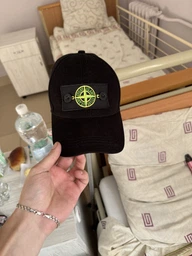 Кепка бейсболка с патчем Stone Island one size Черная фото от покупателей 1