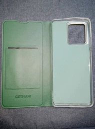 Кожаный чехол-книжка GETMAN Elegant (PU) для Motorola Edge 40 Синий фото от покупателей 2