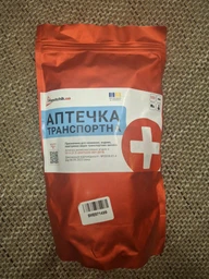 Аптечка медицинская автомобильная (02-001-М), мягкий футляр