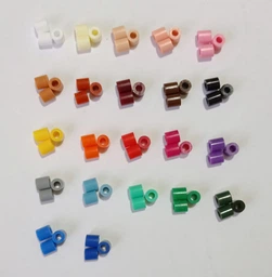 Набор цветных бусин Hama Midi 5+  22 цвета 3000 шт (201-67) фото от покупателей 1