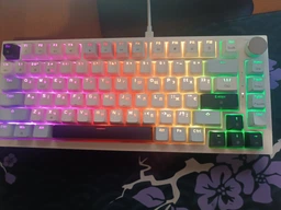 Клавиатура механическая проводная GamePro MK160B Hot-Swap Red Swich 75% RGB Black фото от покупателей 16