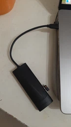 HUB адаптер HOCO HB43 PD, 100W, HDMI, SD, 2USB, Type-C, чорний фото від покупців 2